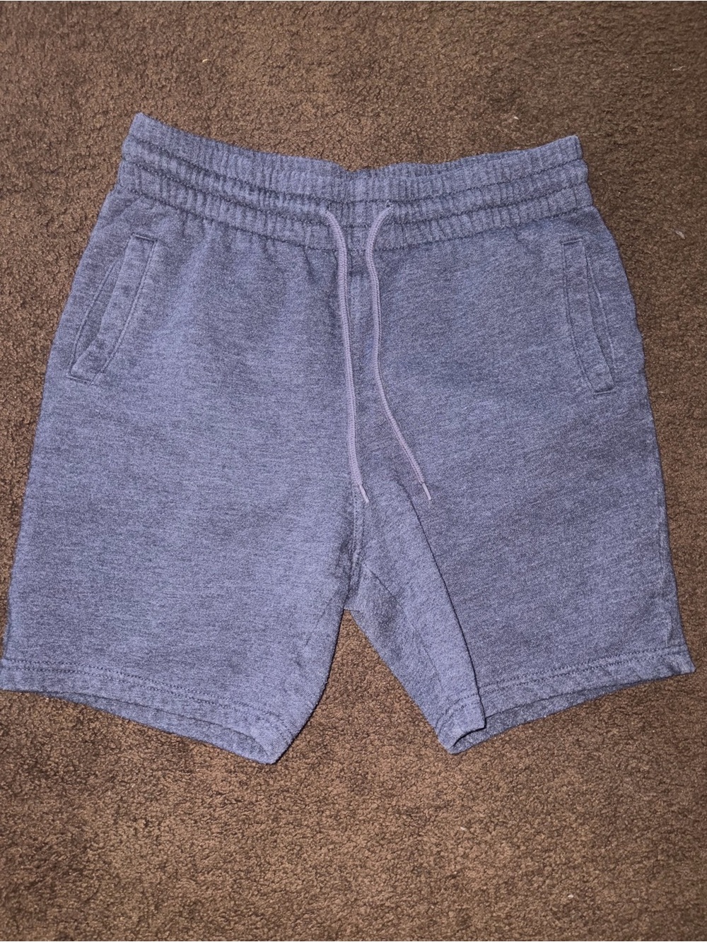 Divided Light Gray Heather Athletic Drawstring Shorts
